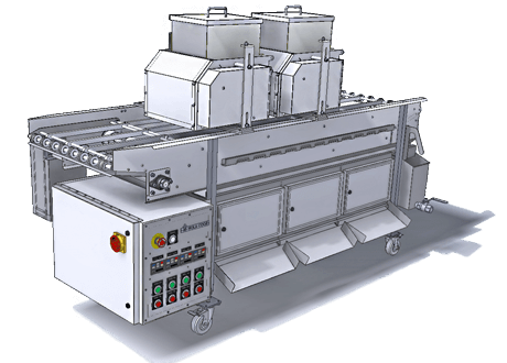 全自动连续式双槽撒料机