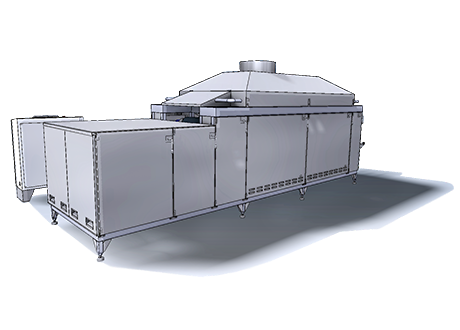 連續式三層煎烤爐